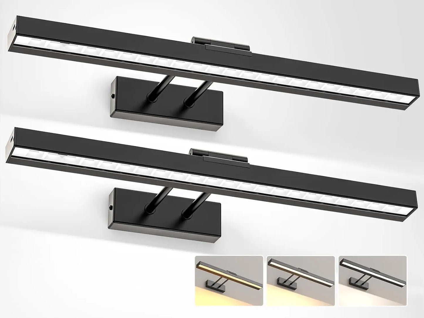 16in Wireless Art Light for Paintings CCT Dimmable Recharging, with Remote Control.