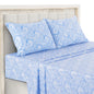 Lux Decor 4-Piece Paisley Bed Sheet Set – Soft Brushed Microfiber Sheets – Wrinkle-Resistant Bedding