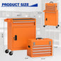 5 Drawer Tools Chest, Tool Cabinet with Universal Lockable Wheels.
