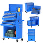 Kieperi 8 Drawer Tools ChestOrganizable Tool Box with Detachable Top Box for Workshop