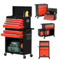 Kieperi 8 Drawer Tools ChestOrganizable Tool Box with Detachable Top Box for Workshop