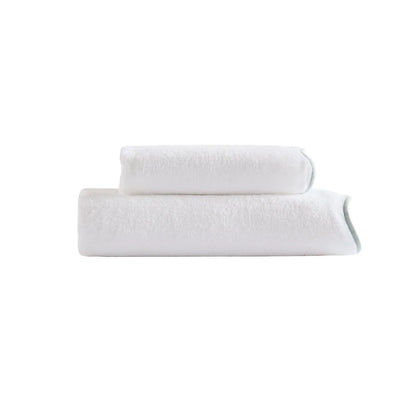 Scalloped Edge Bath Towels – Soft & Absorbent Towels for Bathroom, Quick-Drying Cotton Towels