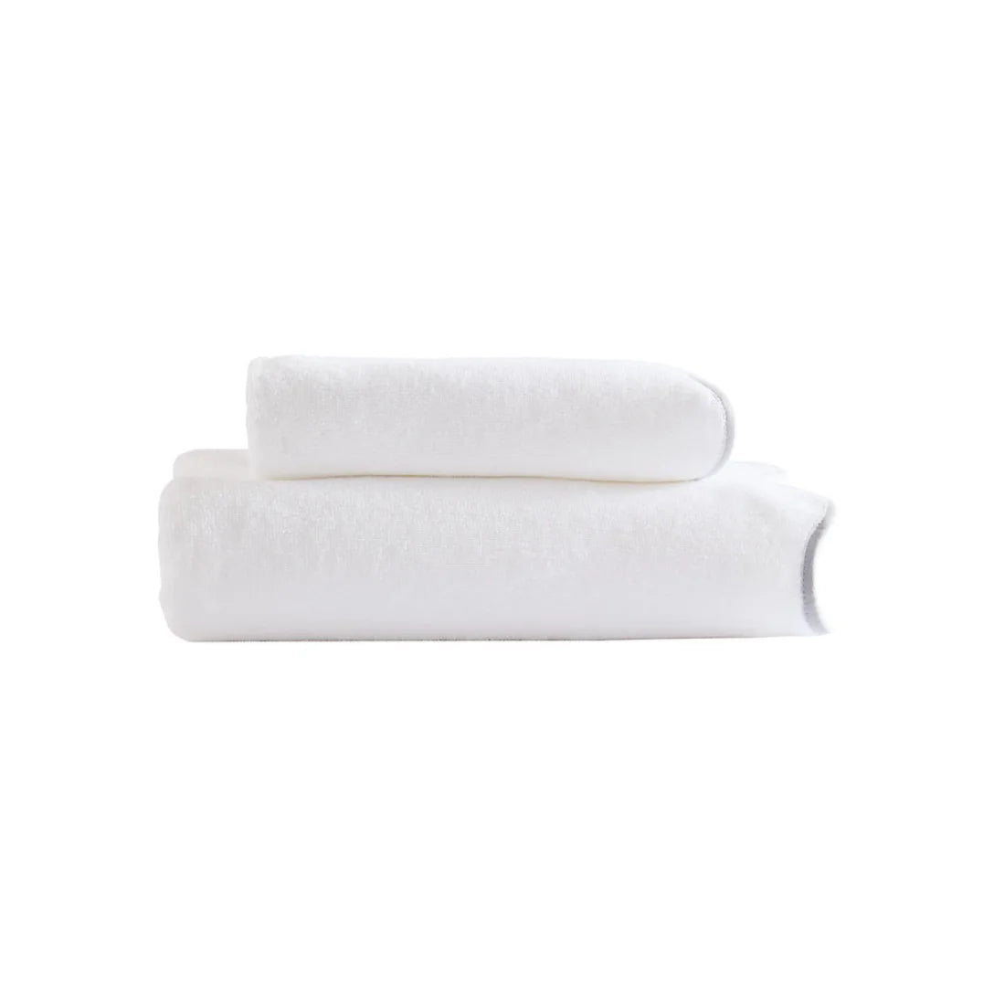 Scalloped Edge Bath Towels – Soft & Absorbent Towels for Bathroom, Quick-Drying Cotton Towels