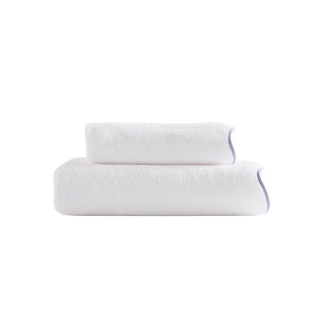 Scalloped Edge Bath Towels – Soft & Absorbent Towels for Bathroom, Quick-Drying Cotton Towels