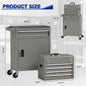 5 Drawer Tools Chest, Tool Cabinet with Universal Lockable Wheels.