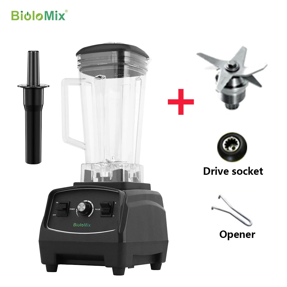 BPA Free 3HP 2200W Heavy Duty Commercial Grade Blender, Food Processor, Smoothie and Fruit Blender