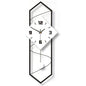 Swing Quartz Silent Wall Clock Metal Modern Large Pendulum Wall Clock Home Decor with Hook.