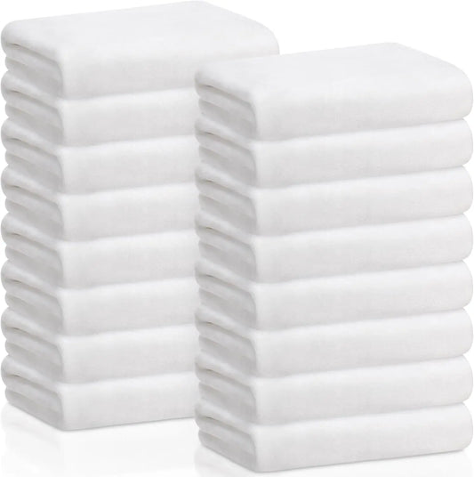 16 Pack Bulk Microfiber Towels 27x60 Oversized Highly Absorbent Soft for Beach Pool Bathroom