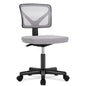 Mesh with Lumbar Support Armless Office Chair Low Back with Wheels Adjustable Height, Rolling Swivel Computer Chair