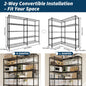 Heavy Duty Storage Shelves 4/5 Tiers Metal Shelving Unit Adjustable Organization Pantry Shelves.