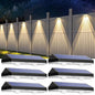 Solar Fence Lights Outdoor- Waterproof 3 Mode Solar Deck Lights for Outside, Patio Stair and Wall (6 pack)