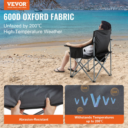 Outdoor Camping Chair 350lbs High Load Ultralight Folding Chair, Portable.
