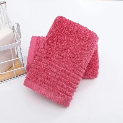 6PCS Red Bamboo Fiber Towels Sets Home Bath, Face Towel Thick Absorbent Luxury