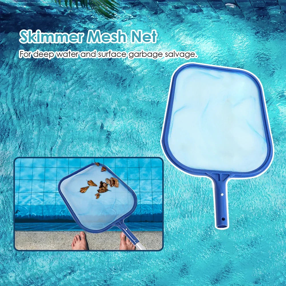 Leaf Skimmer Swimming Pools Cleaning Net SPA Rake Leaf Mesh Deep Bag Pond Leaves.