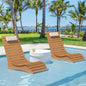 Pool Lounge Chairs Set of 2, Pool Lounge Chairs up to 10-Inches of Water, with Headrest.
