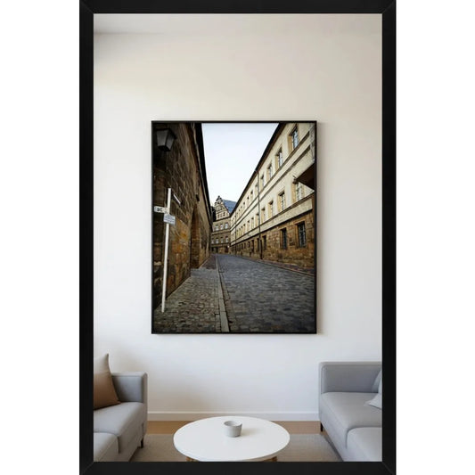 16x24 Solid Wood Black Frame with Tempered Glass for Wall Display.