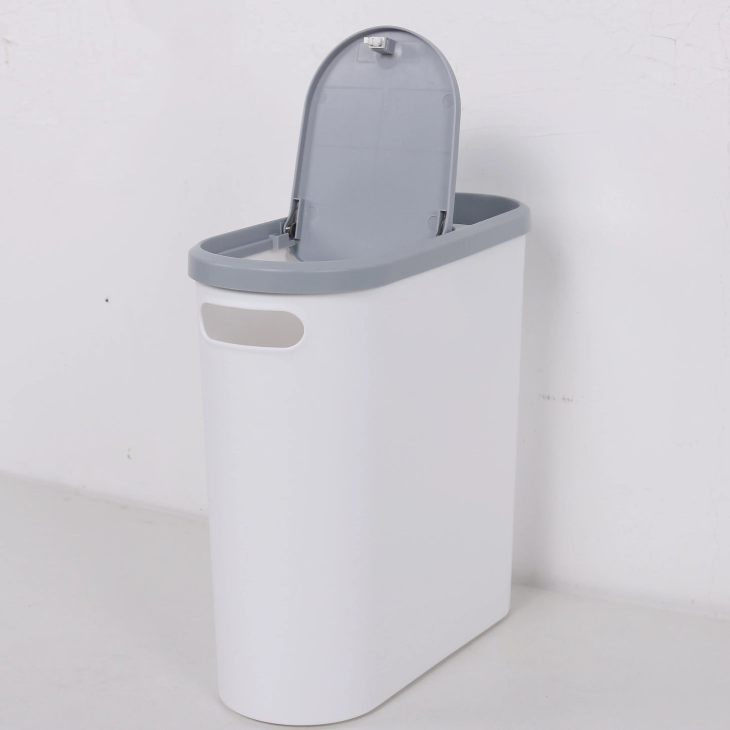 2/1 Pack Bathroom Trash Can, Small Durable Plastic Trash Can, Easy to Clean, Space-Saving.