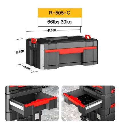 Electrical Appliances. For sale separately. Stackable roller toolbox, plastic portable folding storage box.