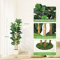 5/6/7 FT Artificial Fiddle Leaf Fig Tree with Pot Faux with Artificial Plants for Home