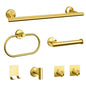 Bathroom Hardware Set 7Pcs Bathroom Towel Rack, Hand Towel Bars Toilet Paper Holders, Towel Rings, Robe Hooks