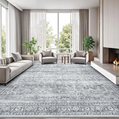 Modern Gray Area Carpet