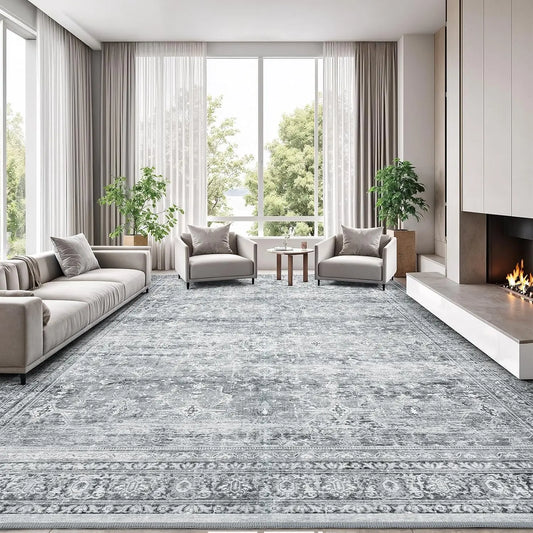 Modern Gray Area Carpet