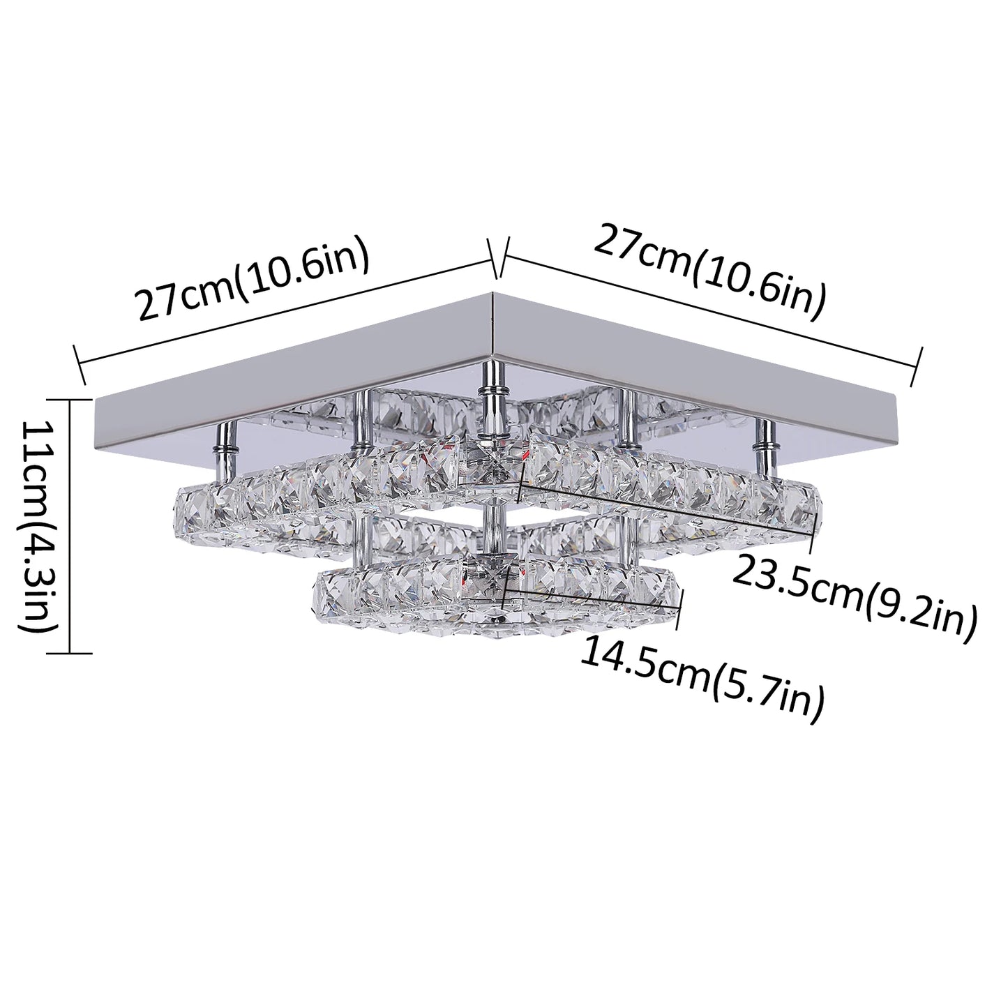 Crystal Chandelier Luxury Ceiling Lights Led Kitchen & Dining.