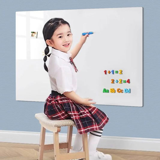 Magnetic Dry Erase Whiteboard Include Marker Magnet Eraser Removable Erasable, Office.