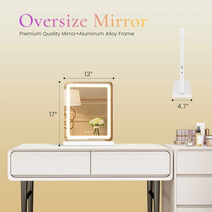 LED Vanity Mirror with Lights and Aluminum Frame