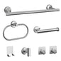 Bathroom Hardware Set 7Pcs Bathroom Towel Rack, Hand Towel Bars Toilet Paper Holders, Towel Rings, Robe Hooks
