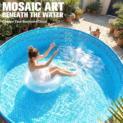 2026 Extra Large Foldable Pool, Non-Inflatable Pool for Adult, Foldable Swimming Pool.