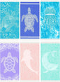 Thin Turkish Beach Towel Lightweight Quick Dry Absorbent Cotton Bathroom, Pool Swim Towels.
