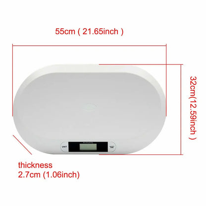 Digital Baby, Kitchen & Pet Scale Tare Function Accurate Measurement for Weighing.