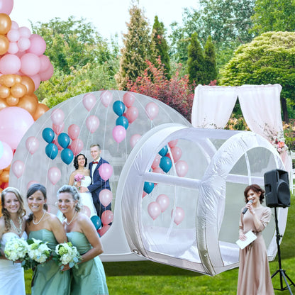 Inflatable 10FT PVC Bubble House Inflatable Children's Toys Outdoor Castle With 750W Air Blower 100 balloons