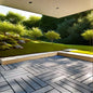 54 Pack Interlocking Plastic Deck Tiles - 12"x12" Square - Waterproof Outdoor - Poolside Balcony Backyard Decking Tiles