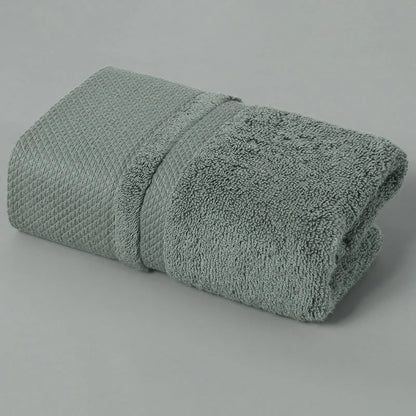 Solid Color Cotton Super Absorbent Hand Towel Face Hand Towel Thicken Soft Bathroom Towels.