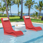 Pool Lounge Chairs Set of 2, Pool Lounge Chairs up to 10-Inches of Water, with Headrest.