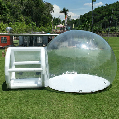 Inflatable 10FT PVC Bubble House Inflatable Children's Toys Outdoor Castle With 750W Air Blower 100 balloons