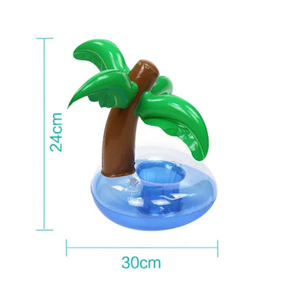 Swimming Pool Float Beer Table Cooler, Bar Tray Inflatable Cup Holder Phone Pad Swimming Pool Food Holder.