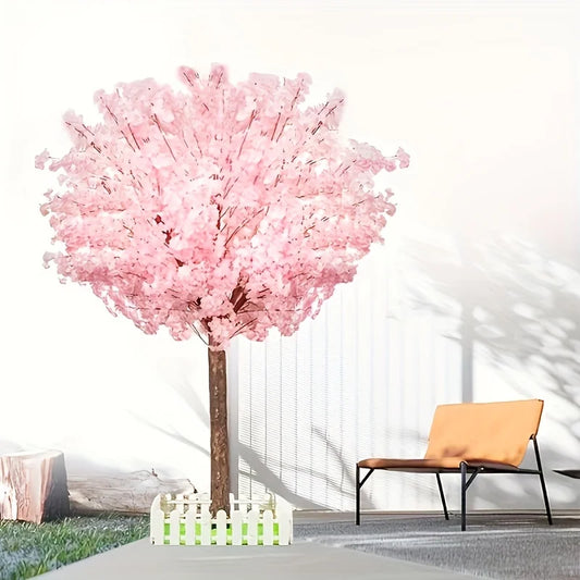 Artificial Cherry Trees Indoor Decor: Handmade Natural Fake Cherry Blossom Tree.