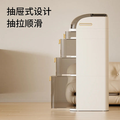1 Piece Plastic 18Cm Narrow Size Gap Storage Cabinet Drawer, for Bathroom.