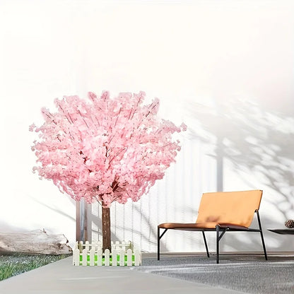 Artificial Cherry Trees Indoor Decor: Handmade Natural Fake Cherry Blossom Tree.