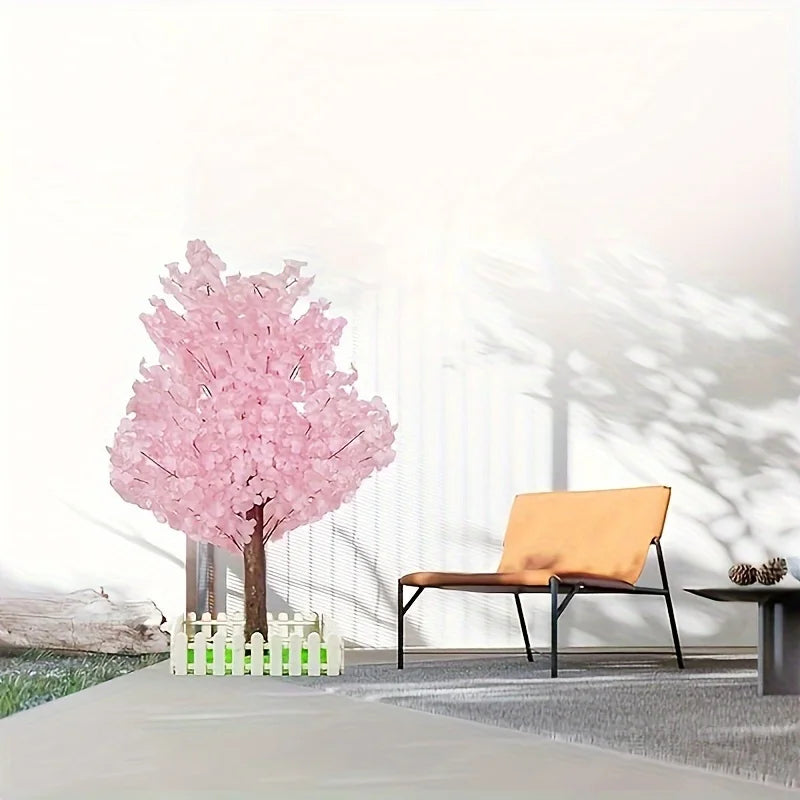 Artificial Cherry Trees Indoor Decor: Handmade Natural Fake Cherry Blossom Tree.