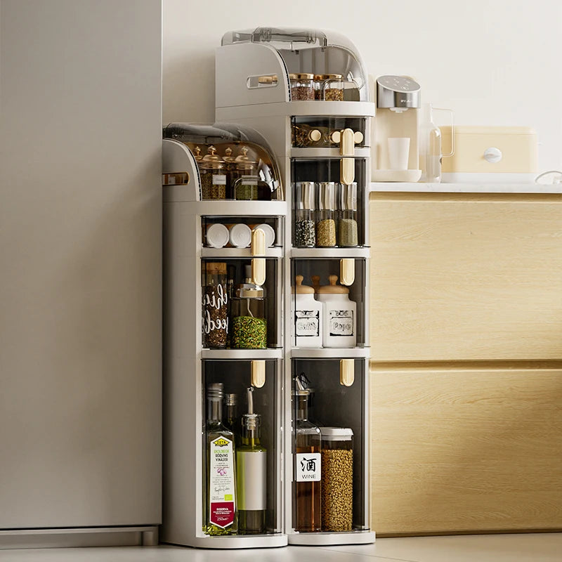 1 Piece Plastic 18Cm Narrow Size Gap Storage Cabinet Drawer, for Bathroom.