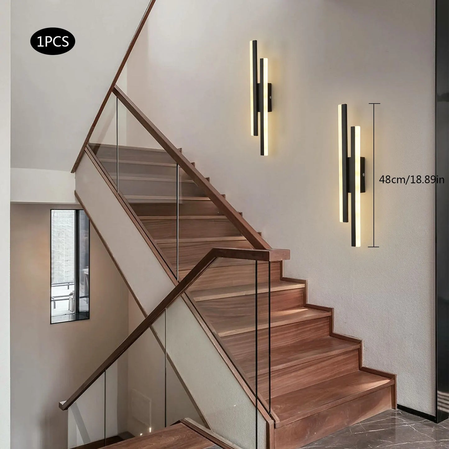 Set the Perfect Mood! 10W Dimmable LED Wall Sconce with Adjustable Color Temperature, Lighting.
