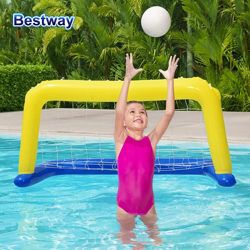 Bestway 52133 Inflatable Basketball Swim Set, Floating Pool Game, Pool Toys