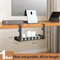 Desk Cable Management Cable Tray for Wire Organizer, PC Computer Cord Rack in Office