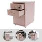 3 Tiers Rectangular Steel Vertical File Cabinet, Metal Mobile File Cabinet with Lock for Office, Study.