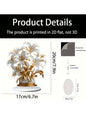 1 piece of lily desktop decoration ornament for living room desktop and office.