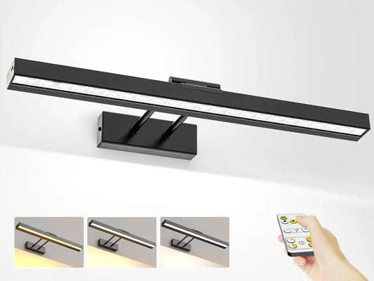 16in Wireless Art Light for Paintings CCT Dimmable Recharging, with Remote Control.